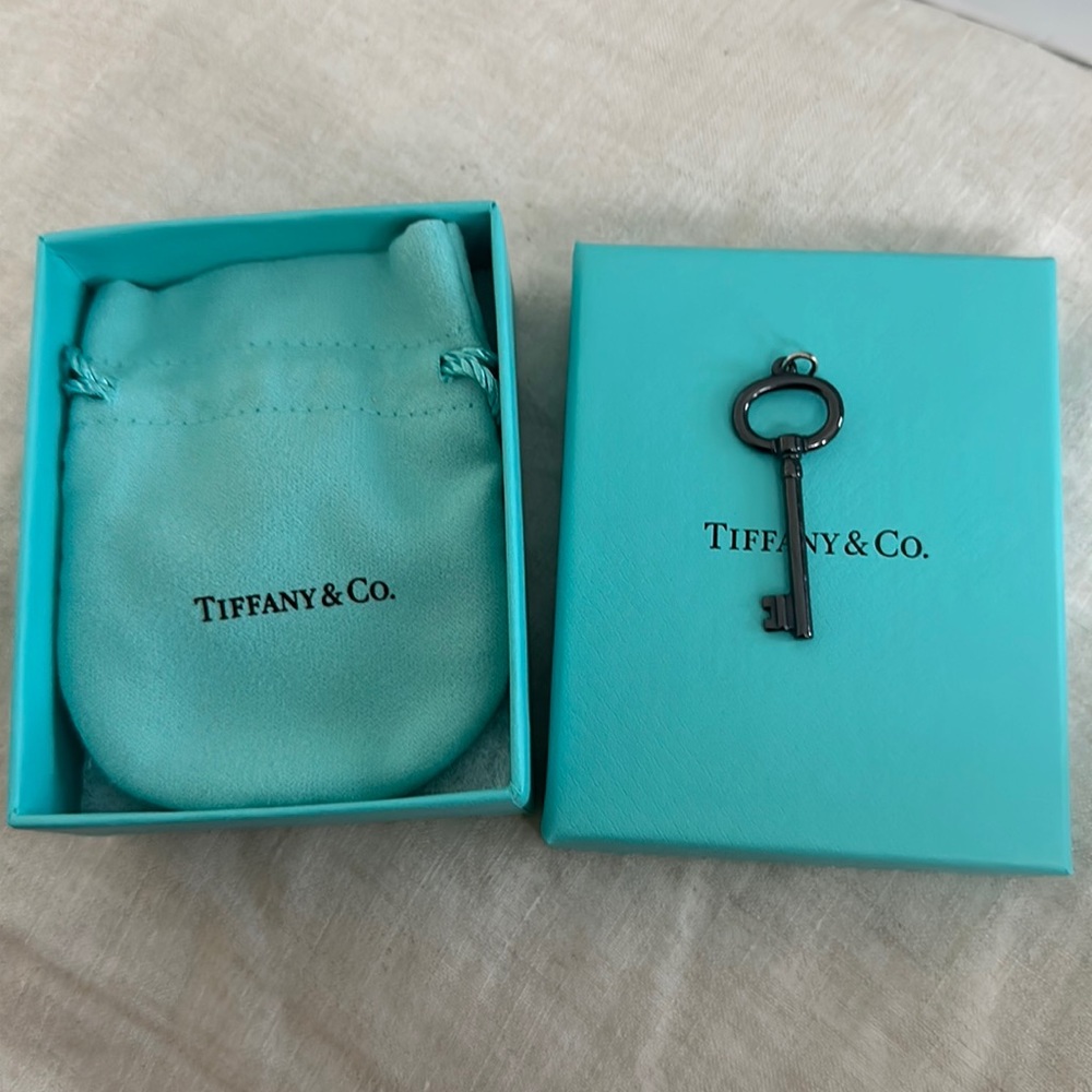 Tiffany and Co. titanium Key charm